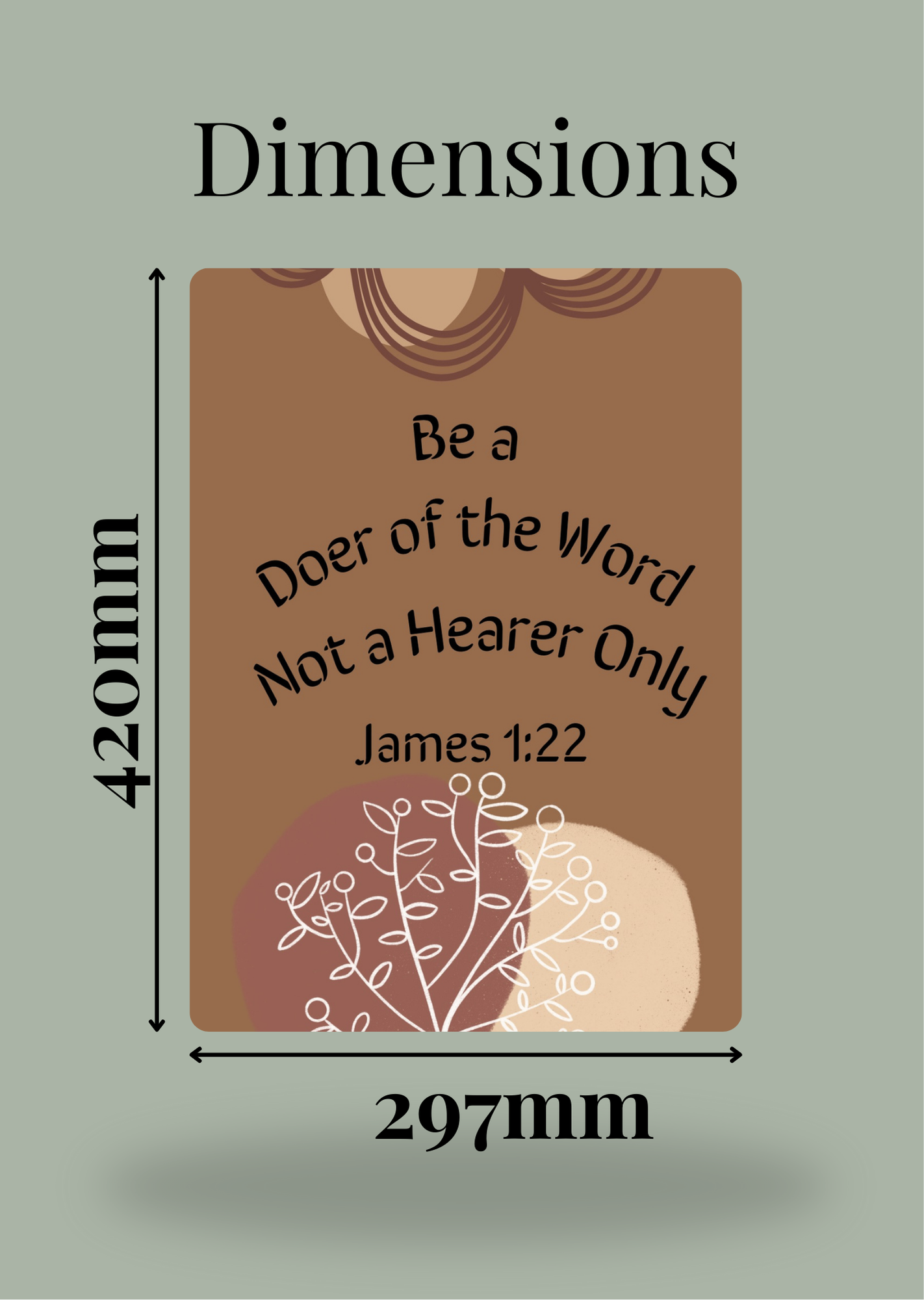 James 1:22 Poster