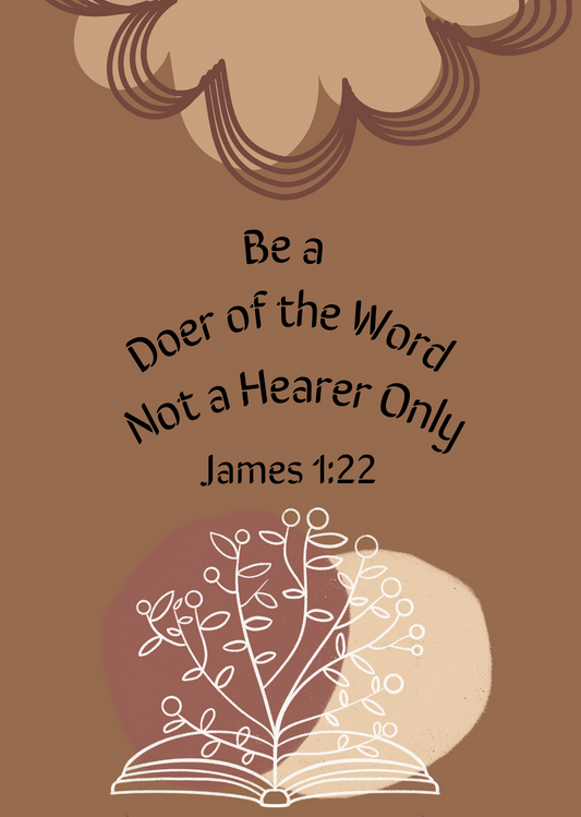 James 1:22 Poster